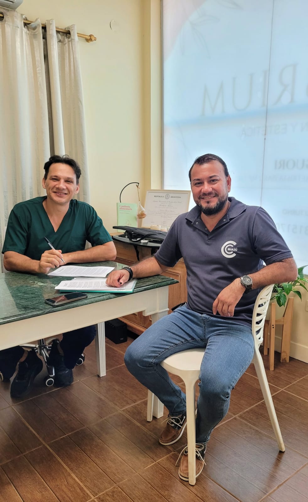 Firma de convenio médico